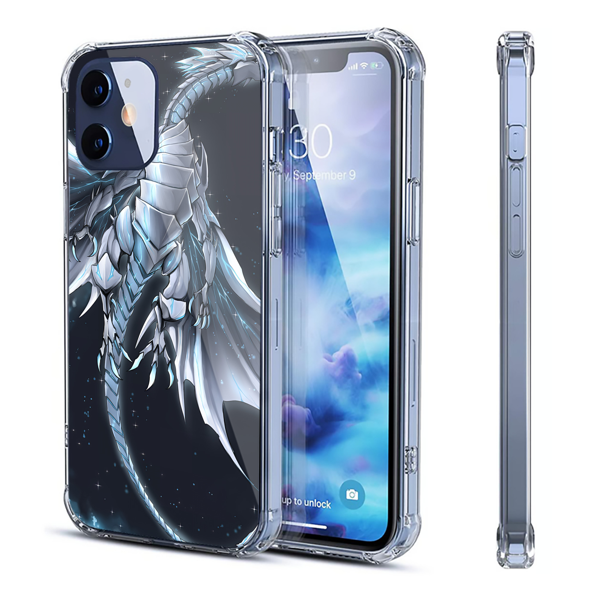 （画像用） 遊☆戯☆王 Yu-Gi-Oh! 【iPhone 12シリーズ対応】透明スマホケース（クリアソフトケース）